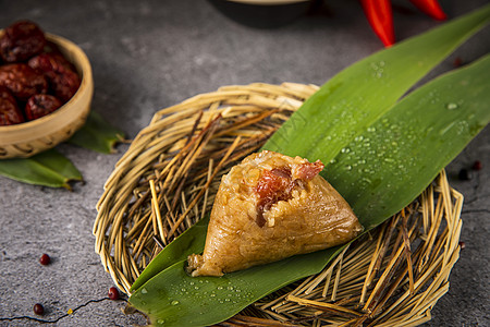 端午节传统习俗风味端午节粽子背景