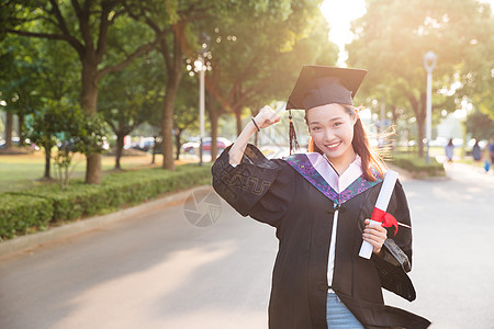 学院毕业季青春大学生背景