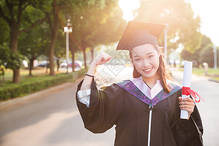 上海视觉毕业季青春大学生背景