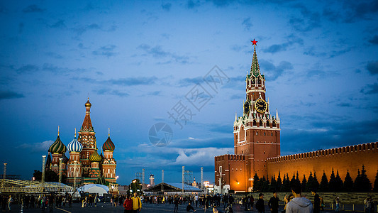 俄罗斯莫斯科红场背景图片