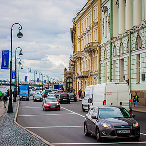 俄罗斯圣彼得堡建筑背景图片