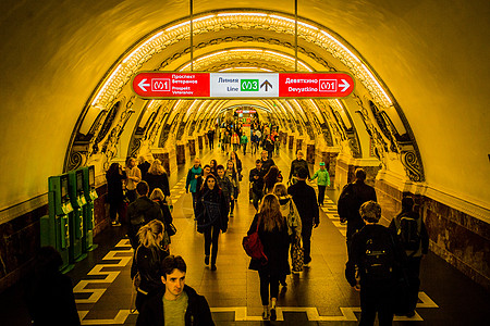 俄罗斯地铁背景图片