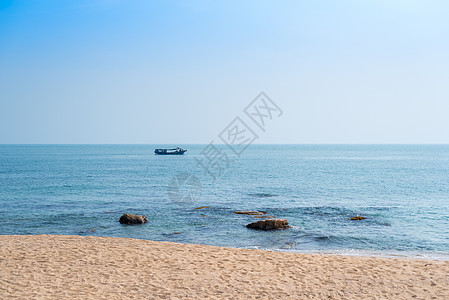 大小洞天海南三亚海滨风光背景