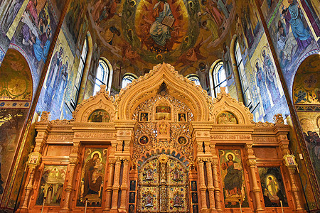 俄罗斯圣彼得堡滴血救世主大教堂图片