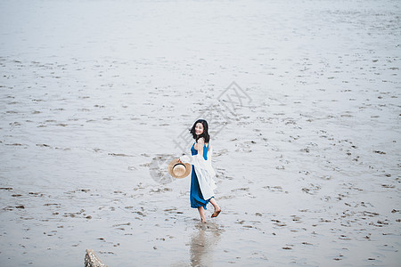 自然风景背景海滩女神背景