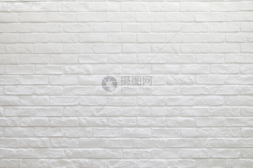 白色砖墙背景图片