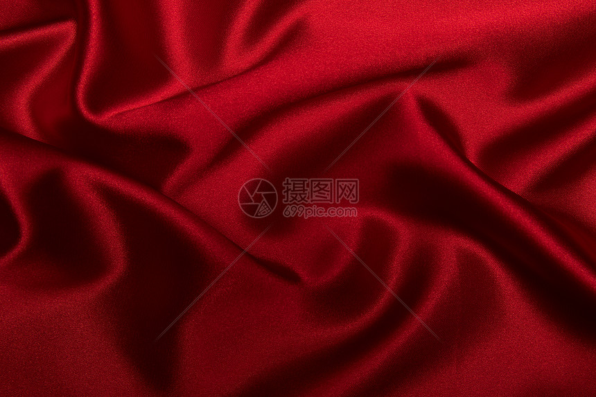 红色丝绸背景素材图片