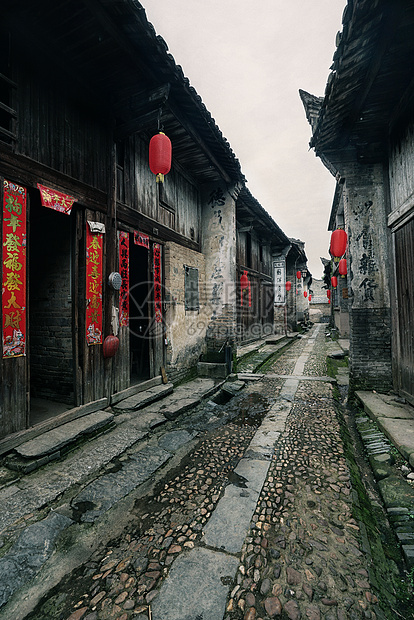 江西渼陂古村风景风光图片