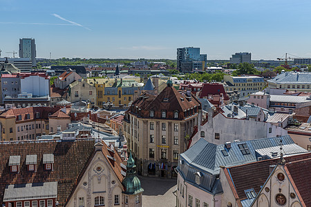 北欧旅游名城爱沙尼亚塔林城市风光图片