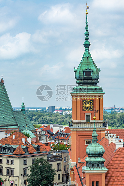 波兰华沙老城风光图片