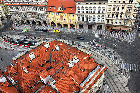 俯瞰布拉格老城图片