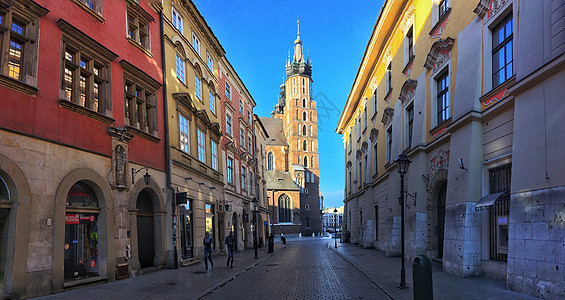 波兰著名旅游城市克拉科夫城市风光图片
