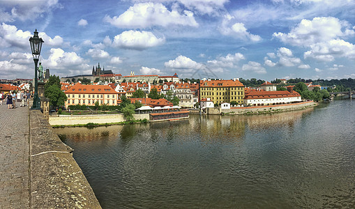 布拉格城堡区全景图图片