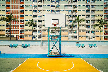 彩虹篮球场香港彩虹邨拍摄地背景
