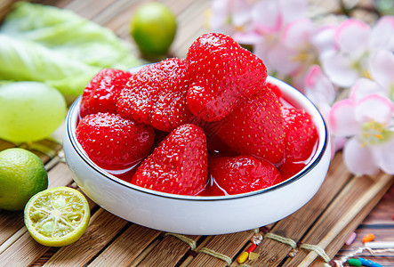 草莓果食材高清图片素材