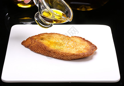 橄榄油烤馍烤面包背景