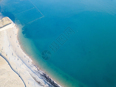 大连海景航拍海景背景