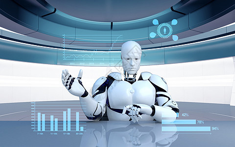 人工智能未来机器人高清图片素材