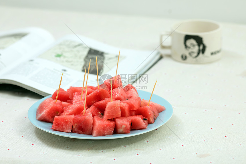 夏季水果西瓜图片