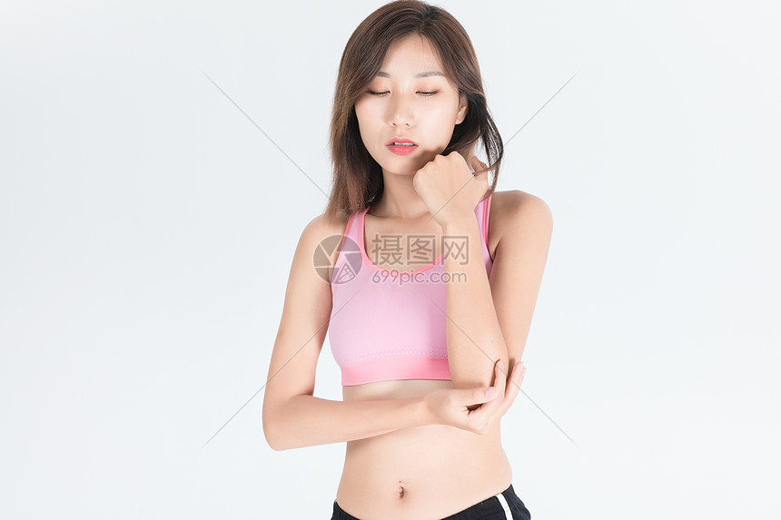 女性手臂疼图片