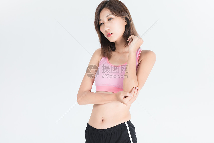 女性手臂疼图片