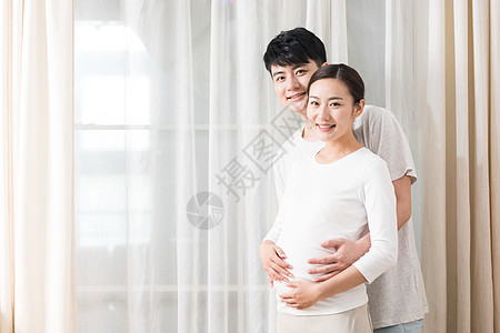 孕妇夫妻夫妻孕妇呵护背景