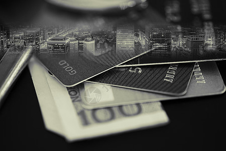 纸牌城市信用卡设计图片