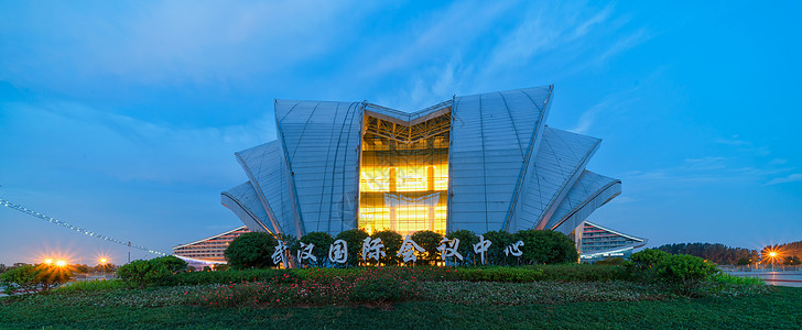 武汉国际会议中心背景