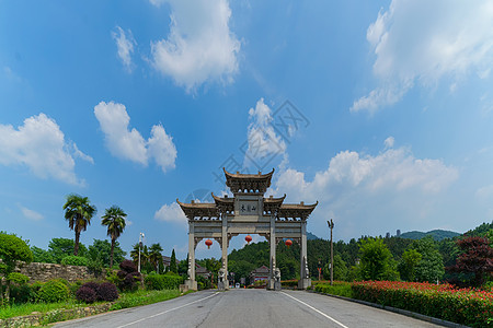 湖北旅游景点木兰山高清图片