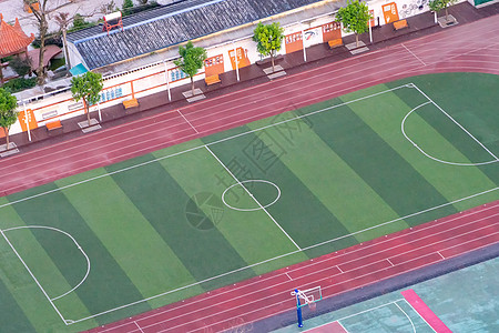 世界杯俯看空旷的足球场图片