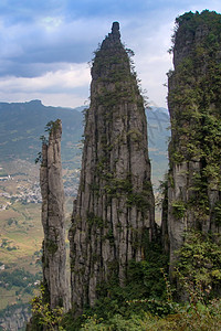 湖北恩施大峡谷风景高清图片