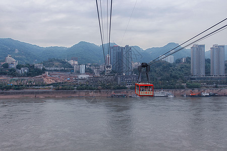 重庆索道重庆长江索道背景