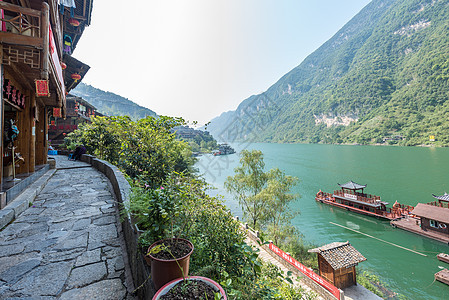 重庆酉阳龚滩古镇夏季高清图片素材