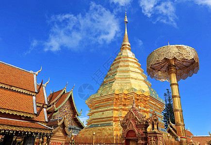 泰国清迈双龙寺旅游高清图片素材