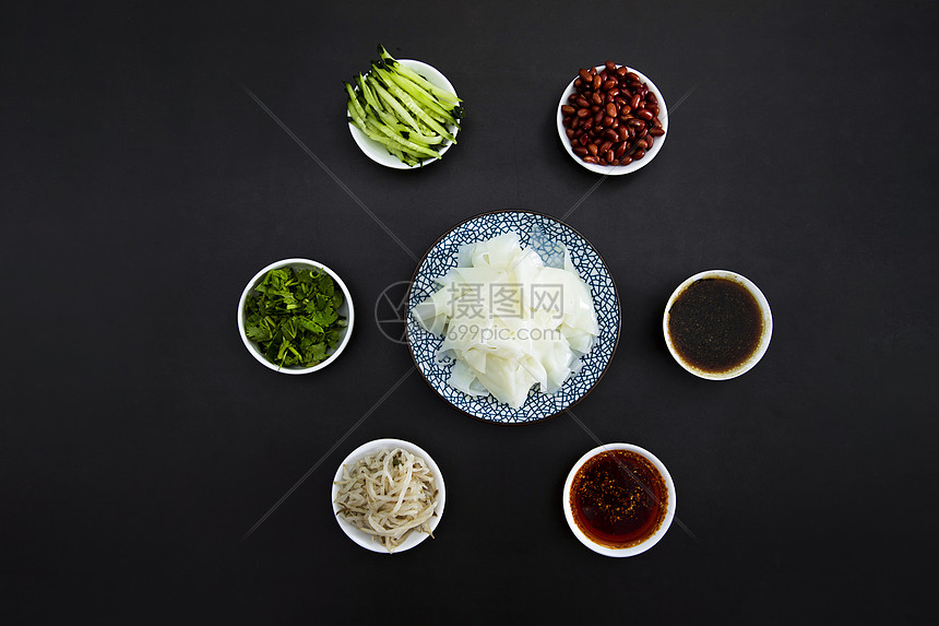 小暑凉皮配菜配料