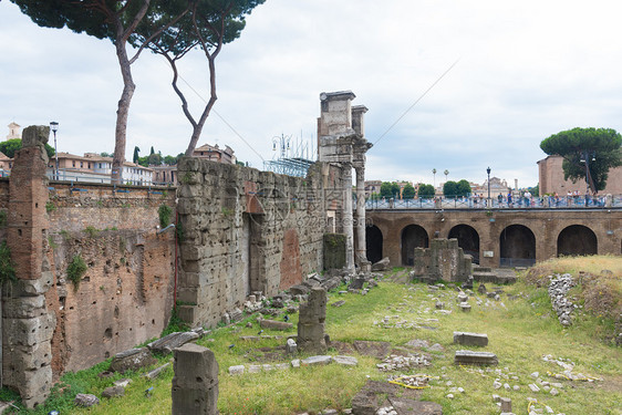 意大利罗马古建筑遗址图片