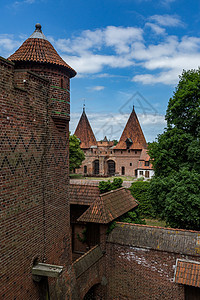 波兰著名旅游景点马尔城堡图片