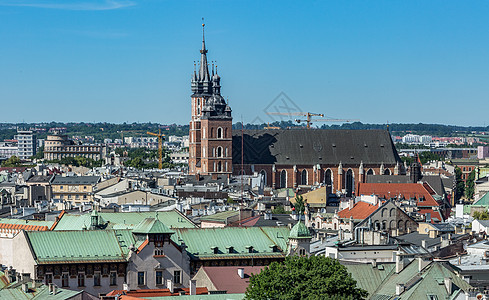 波兰克拉科夫老城建筑风光图片