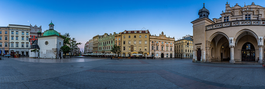 欧洲历史文化名城克拉科夫城市风光图片