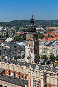 欧洲历史文化名城波兰克拉科夫城市风光图片