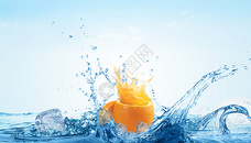 冰镇橙汁图片