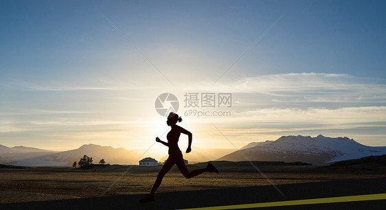 跑步运动图片