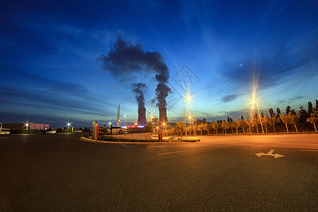 工业化的烟囱背景图片