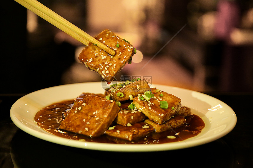 香辣铁板豆腐