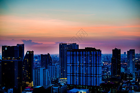 曼谷夜景图片