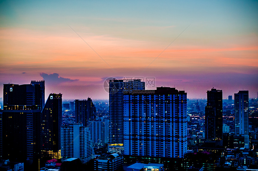 曼谷夜景图片