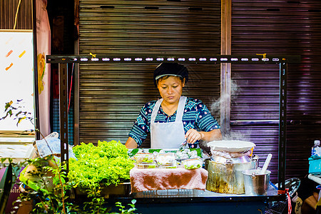 曼谷唐人街街头小吃图片