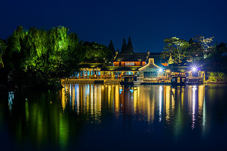 乌镇夜景图片