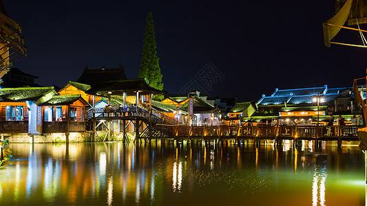 乌镇夜景图片