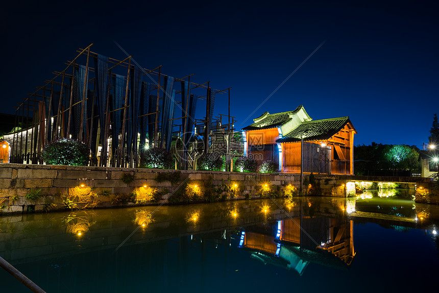 乌镇夜景图片